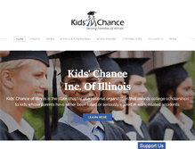 Tablet Screenshot of kidschanceofillinois.com